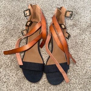 Cato blue jean heels